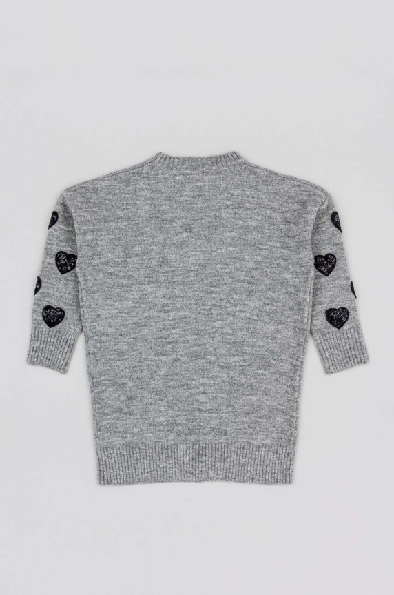 Dívčí šaty zippy 3105614801 šedá AW23