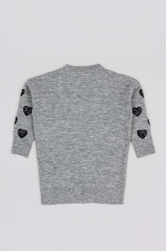 Dívčí šaty zippy 3105614801 šedá AW23