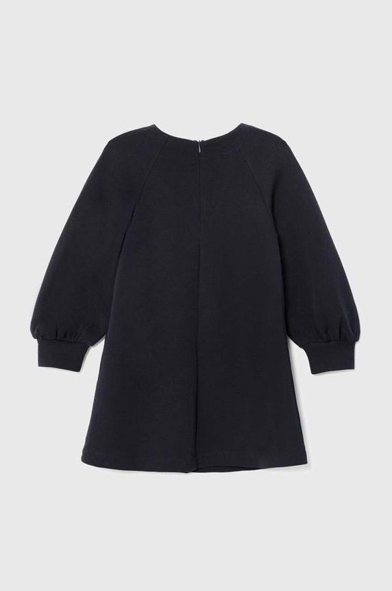 Dievčenské šaty Emporio Armani 6R3A08.1JHSZ tmavomodrá AW23