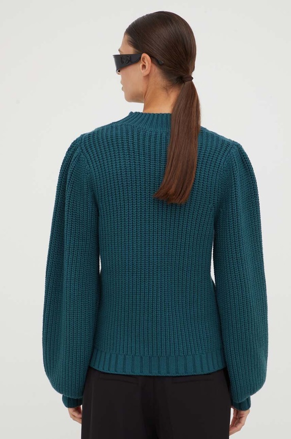 Odzież Bruuns Bazaar sweter BBW3536 zielony