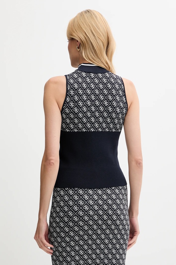Oblečení Top Guess W3YR26.Z37K0 námořnická modř