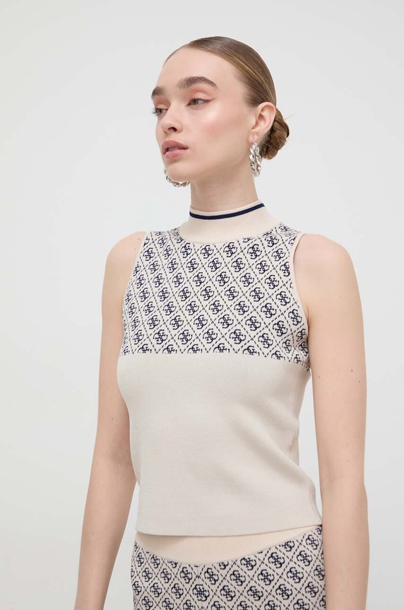 Guess top LISE beżowy W3YR26.Z37K0