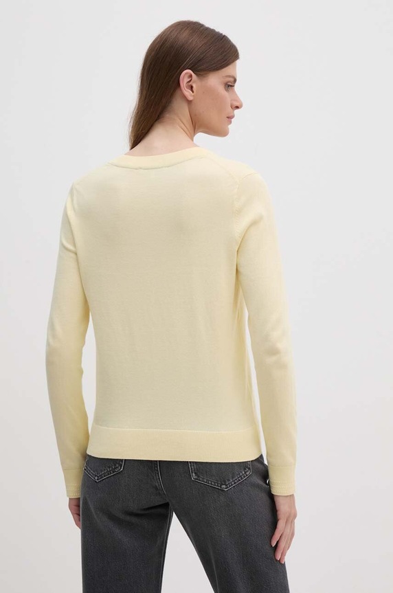 Ρούχα Πουλόβερ Tommy Hilfiger WW0WW40098 κίτρινο