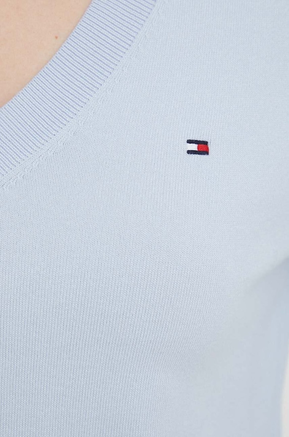 Svetr Tommy Hilfiger WW0WW40098 modrá