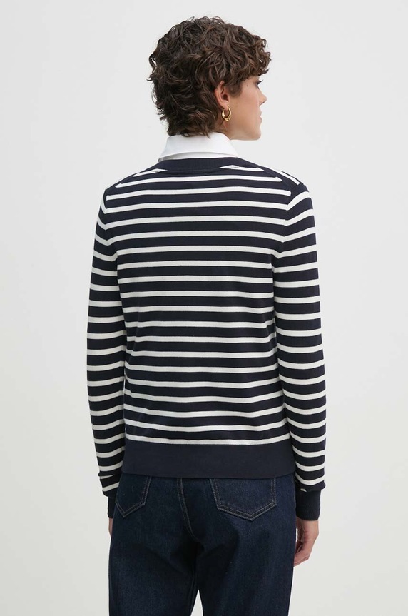 Πουλόβερ Tommy Hilfiger WW0WW40098 σκούρο μπλε SS26