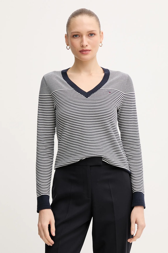 Tommy Hilfiger sweter granatowy WW0WW40098