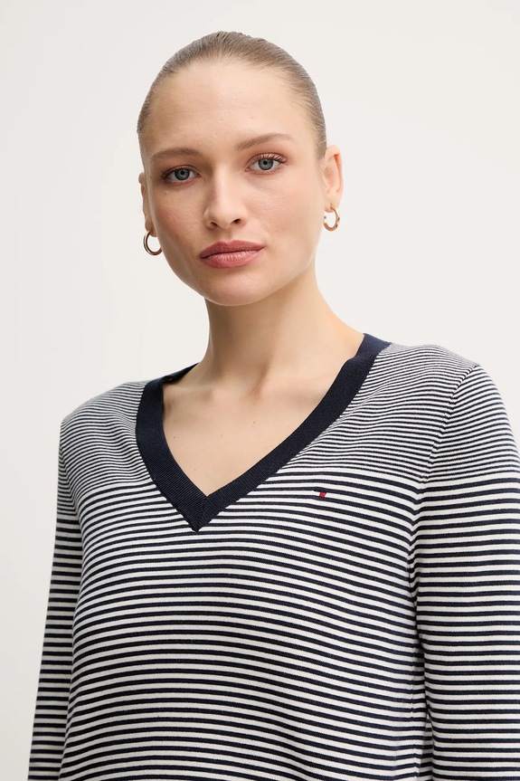 Tommy Hilfiger sweter granatowy WW0WW40098
