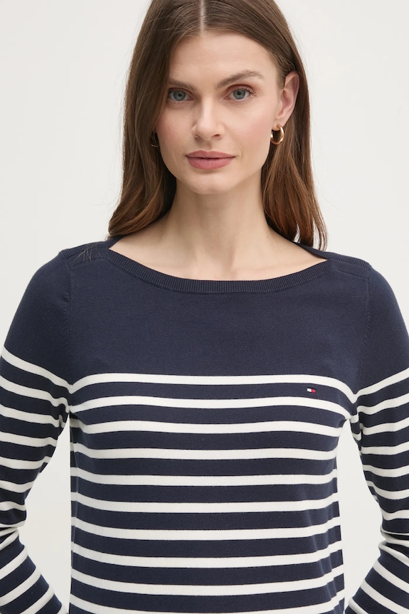 Tommy Hilfiger pulóver sötétkék WW0WW40099