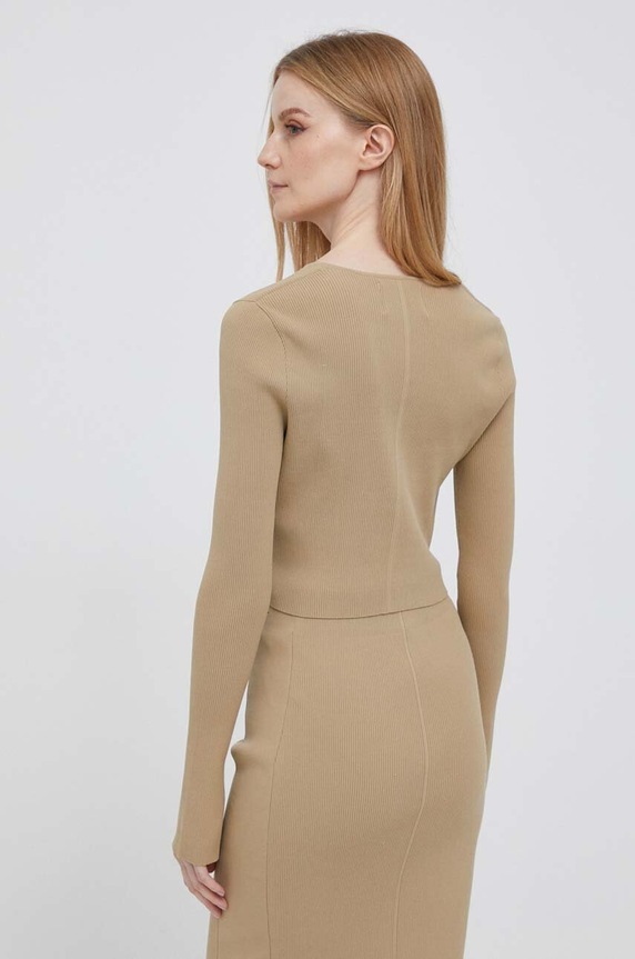 Ruházat Calvin Klein Jeans kardigán J20J221349 bézs