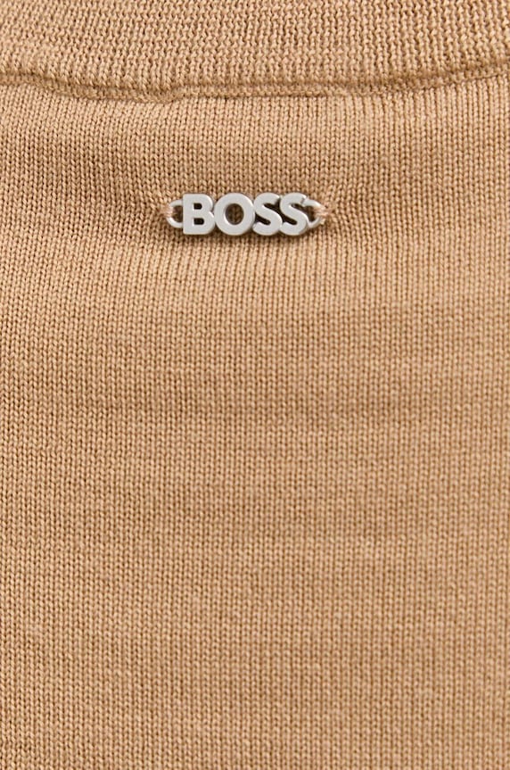 Vlnený sveter BOSS 50492551 béžová