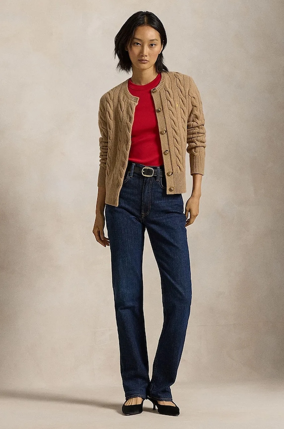 Дрехи Вълнена жилетка Polo Ralph Lauren 211910443 многоцветен