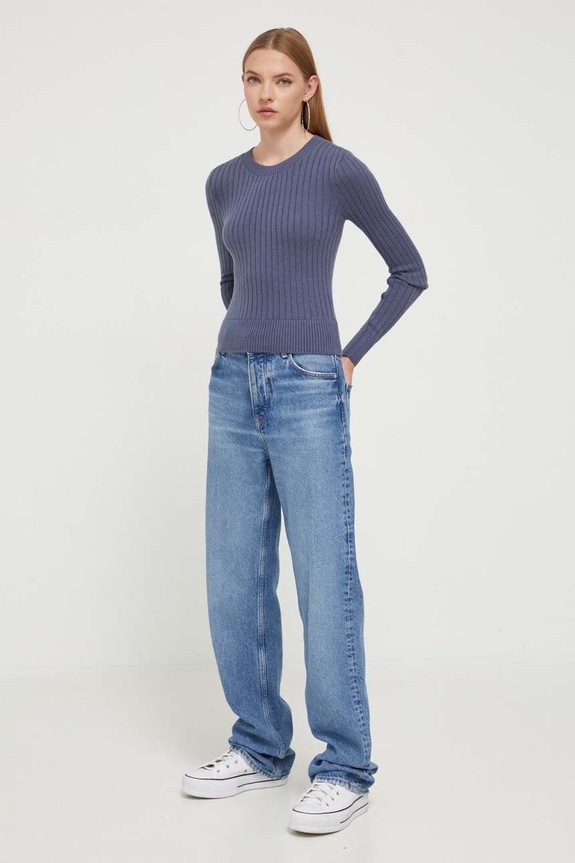 Hollister Co. pulóver KI350.3122.201 sötétkék AW23