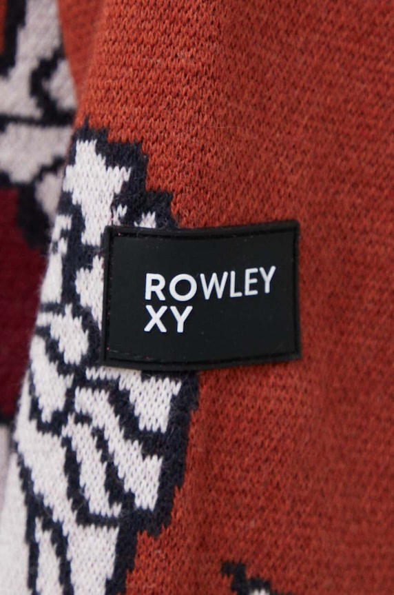 Roxy pulover din amestec de lana x Rowley ERJFT04707 burgundia