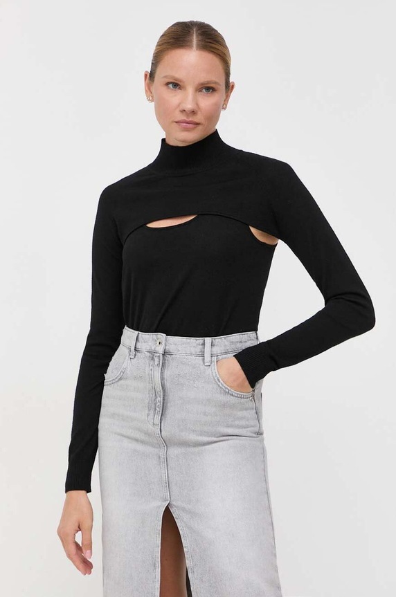 Odjeća Vuneni pulover Patrizia Pepe 8K0150.KM36 crna