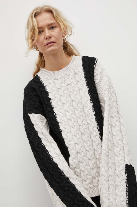 Μάλλινο πουλόβερ Herskind 4925990 μπεζ AW23