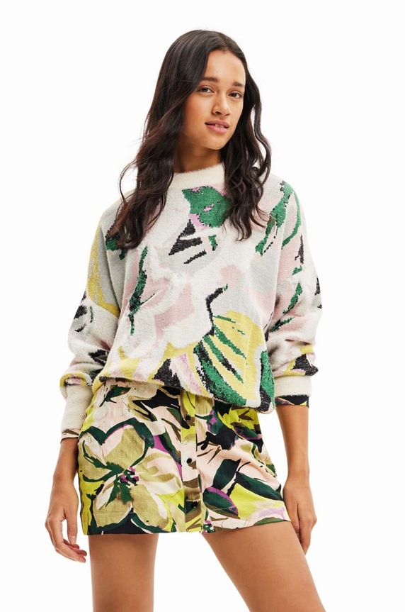 Desigual sweter pozostałe multicolor 23WWJF42
