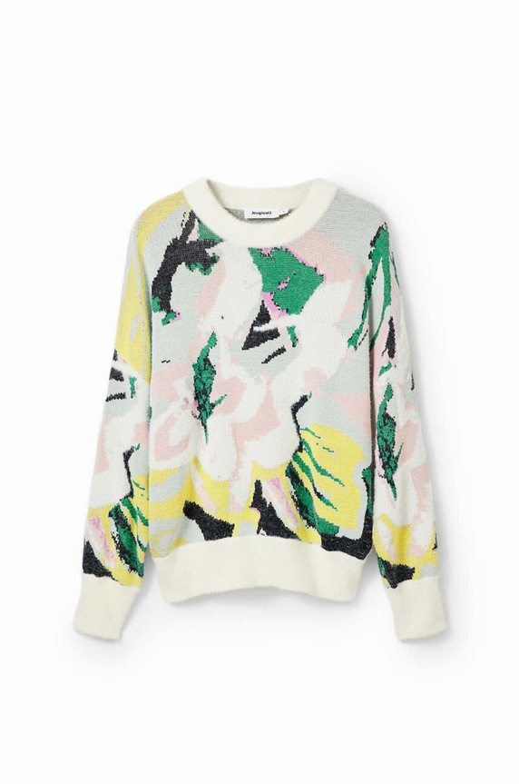 Desigual sweter 23WWJF42 multicolor