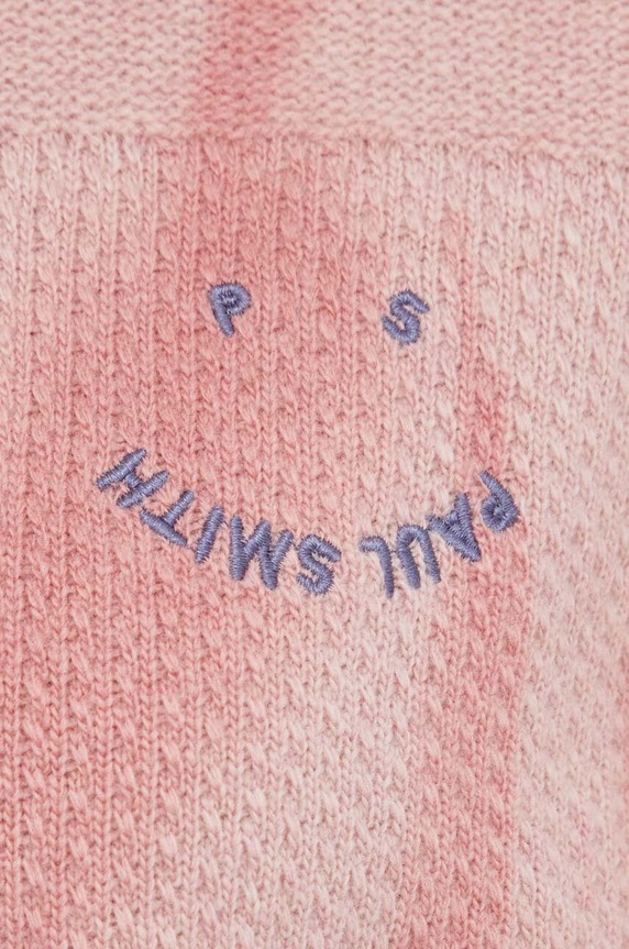 PS Paul Smith sweter wełniany W2R.336N.L31110 różowy