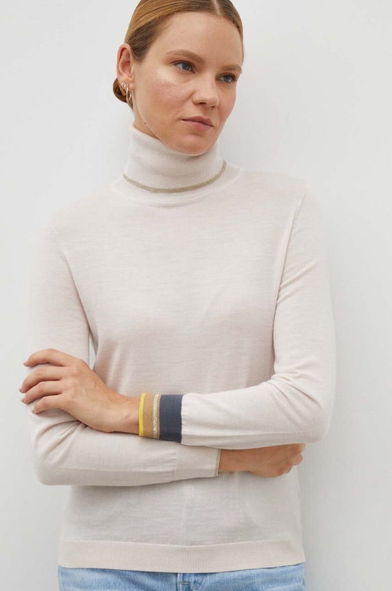 PS Paul Smith sweter wełniany wełna różowy W2R.323N.L31054