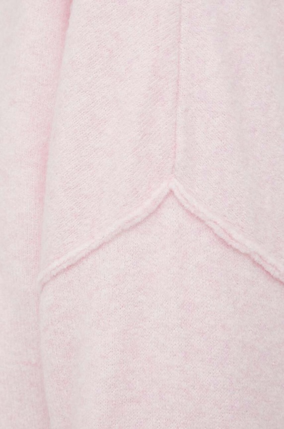 American Vintage sweter z domieszką wełny DAM225H23 różowy