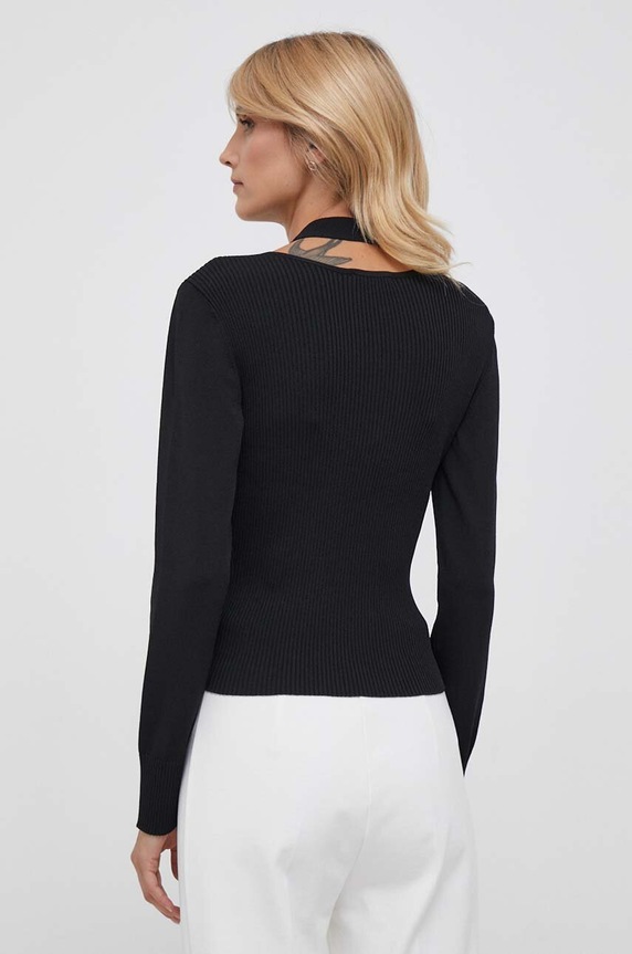 Odzież Sisley sweter 11APM400R.100 czarny