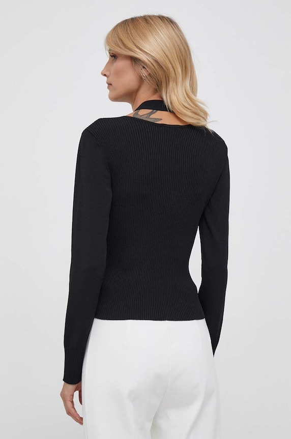 Odzież Sisley sweter 11APM400R.100 czarny