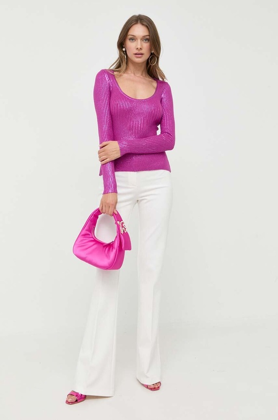 Pinko sweter 102210.A1BF różowy AW23