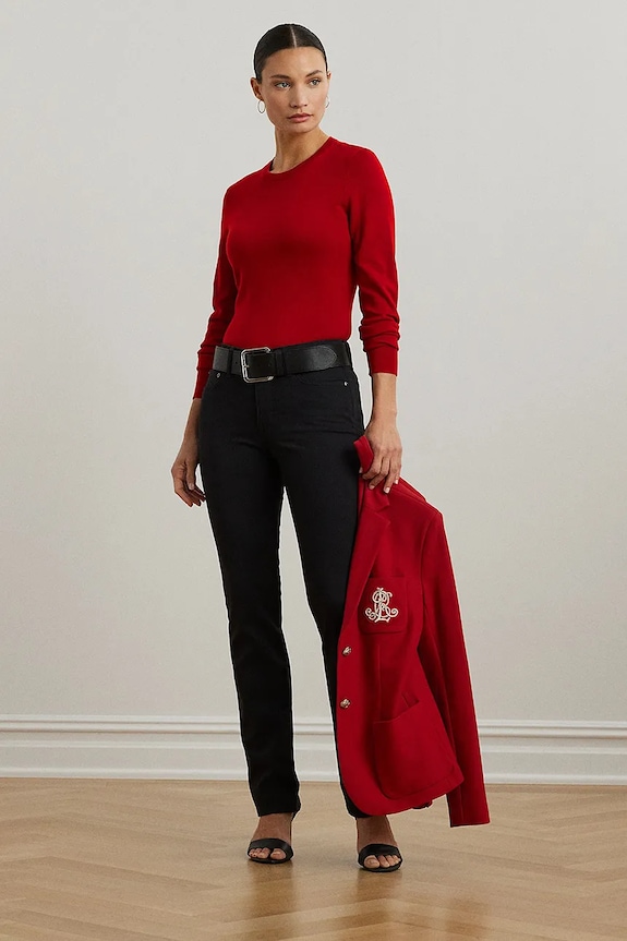 Ρούχα Πουλόβερ Lauren Ralph Lauren 200919114 κόκκινο