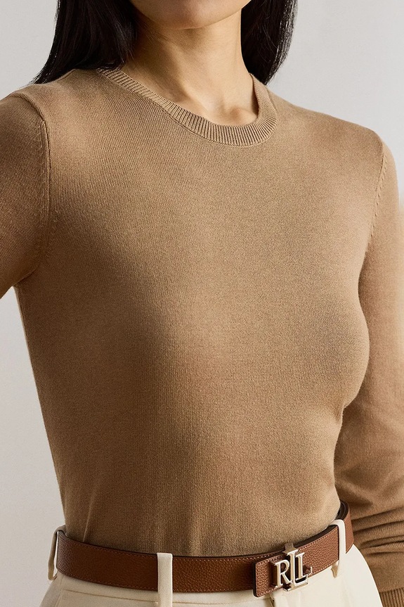 Πουλόβερ Lauren Ralph Lauren καφέ 200919114