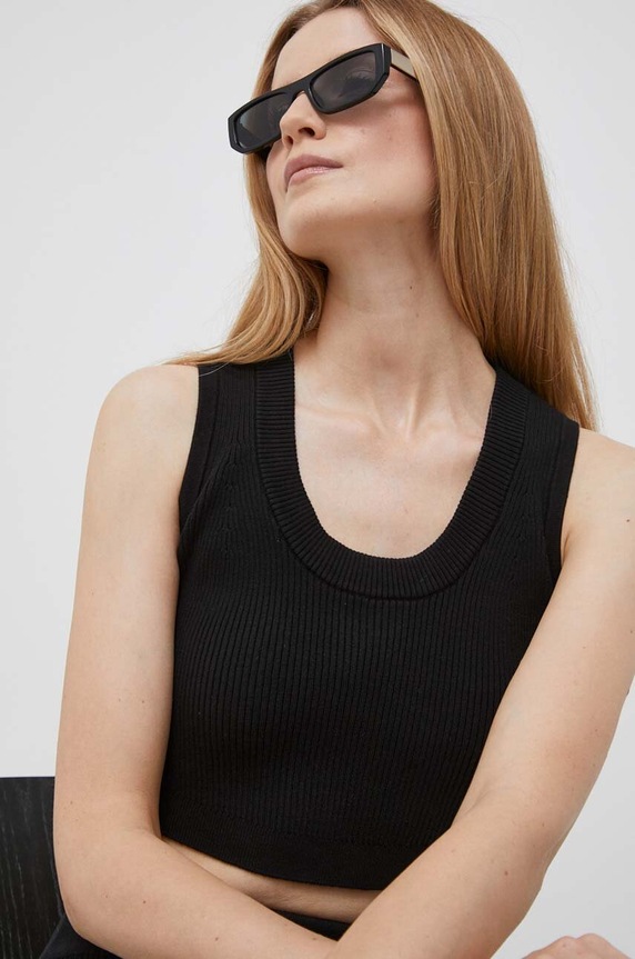Top DKNY μαύρο E3GSAK71