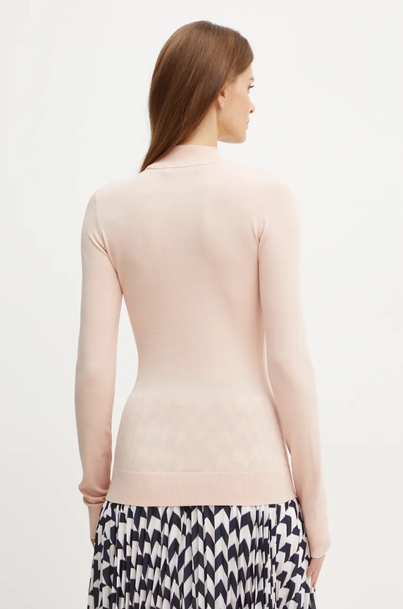 Sveter Karl Lagerfeld 236W2010 ružová AW24
