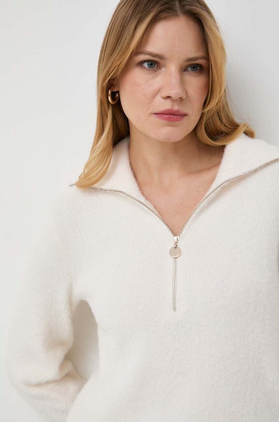 Πουλόβερ Morgan MNOVI άλλο μπεζ MNOVI.IVOIRE