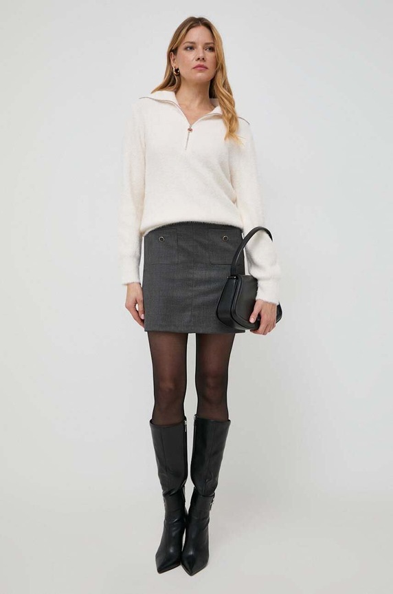 Πουλόβερ Morgan MNOVI MNOVI.IVOIRE μπεζ AW23