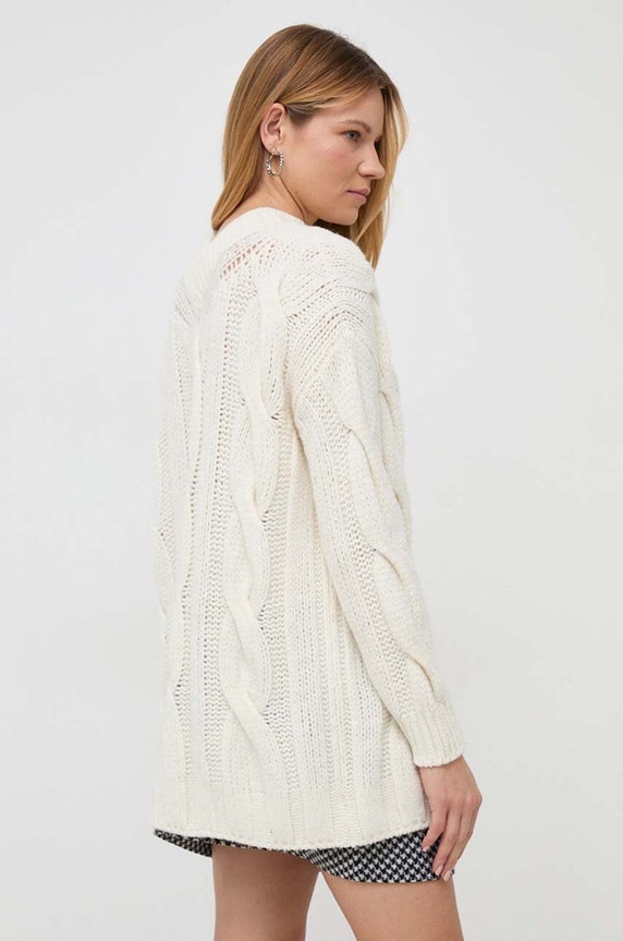 Odzież MAX&Co. sweter wełniany 73642623 beżowy