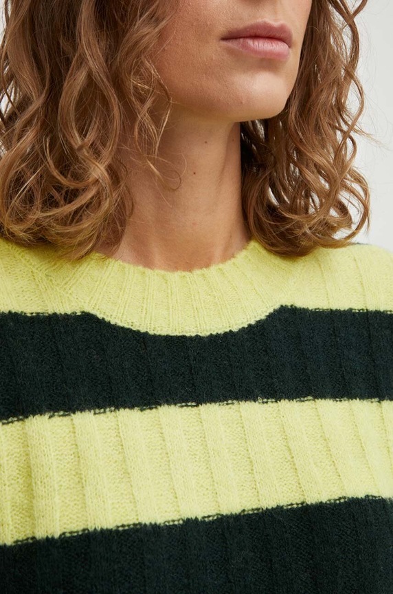 Won Hundred gyapjú pulóver 2590.11076 zöld