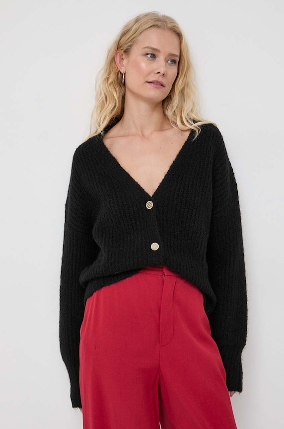 Morgan cardigan nero MECHO.NOIR