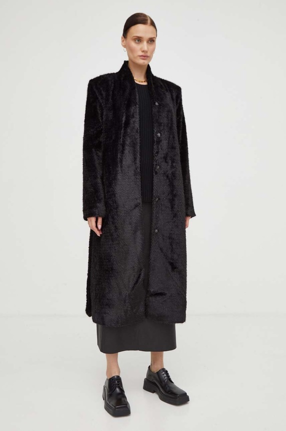Vlněný svetr By Malene Birger Q71803026 černá AW23