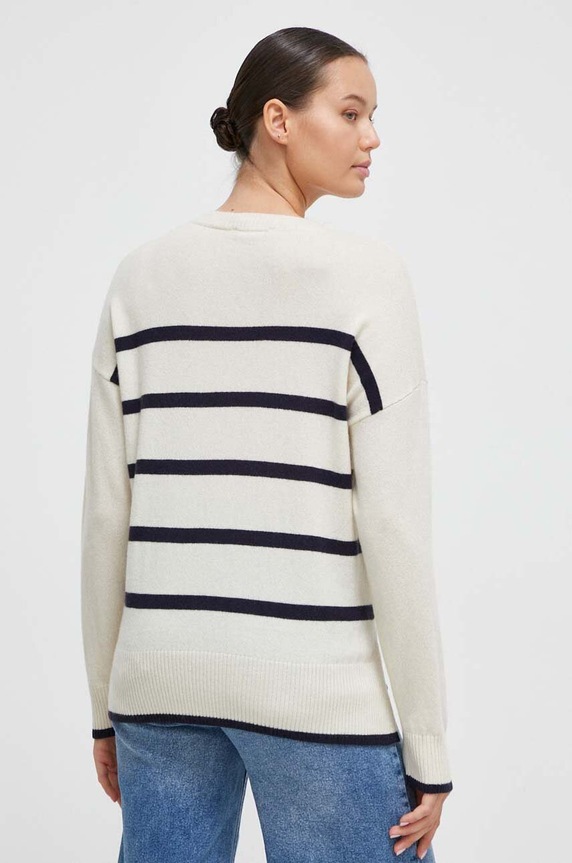 Odzież United Colors of Benetton sweter kaszmirowy 10K1E108K.616 beżowy