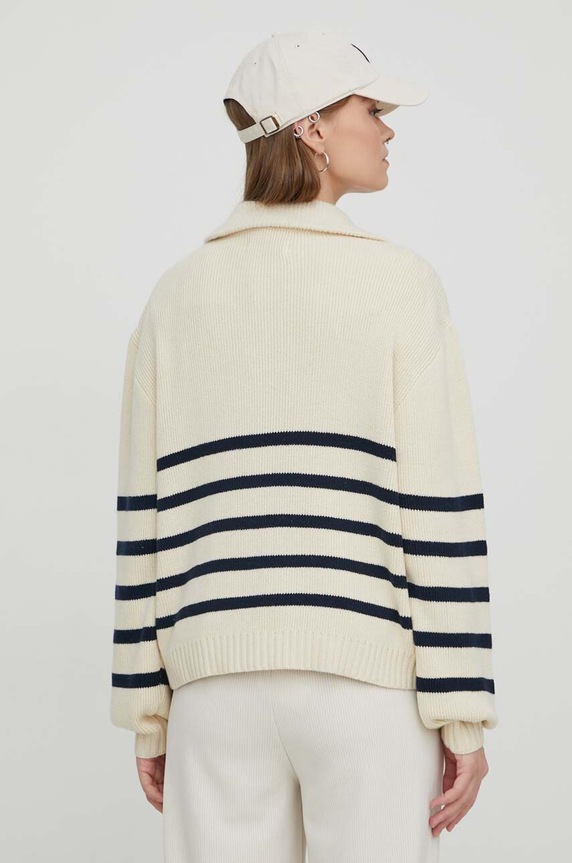 Odzież Hollister Co. sweter KI350.3235.174 beżowy