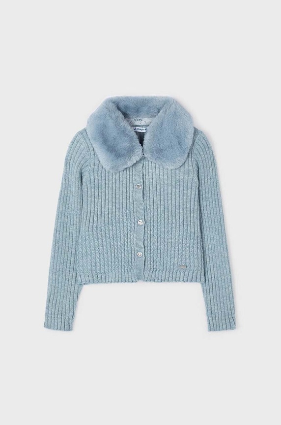 Mayoral kardigan dziecięcy 4309.6B.Mini.9BYX niebieski AW23