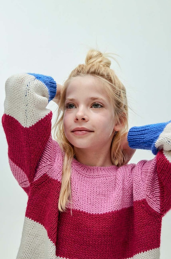 Mayoral sweter dziecięcy 7307.8F.Junior.9BYX beżowy AW23