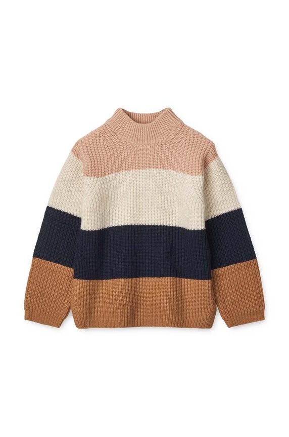 Παιδικό μάλλινο πουλόβερ Liewood LW17942 πορτοκαλί AW24