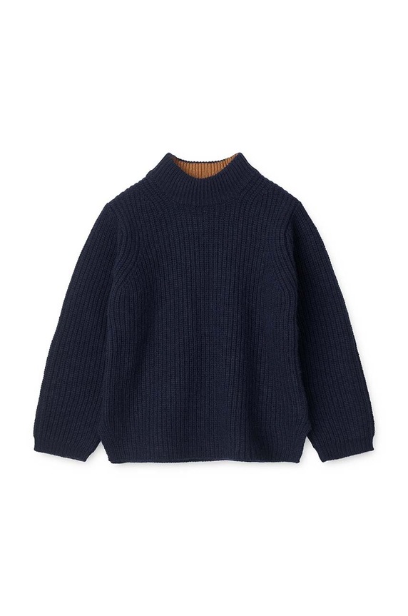 Liewood pulover de lână pentru copii LW17942 bleumarin AW24