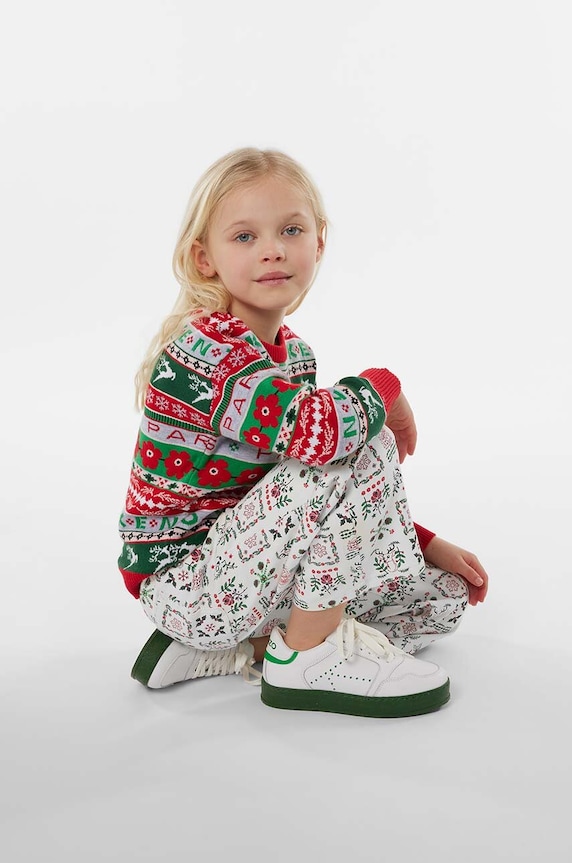 Kenzo Kids sweter z domieszką wełny dziecięcy czerwony K15733.114.150