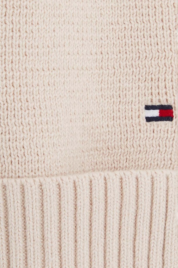 Tommy Hilfiger sweter bawełniany dziecięcy beżowy KG0KG07626.104.122.9BYX