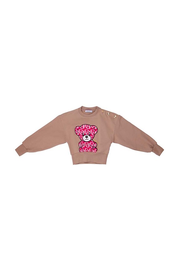 Dětská mikina Pinko Up F3PIBGSW110 béžová AW23
