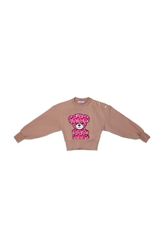 Dětská mikina Pinko Up F3PIBGSW110 béžová AW23