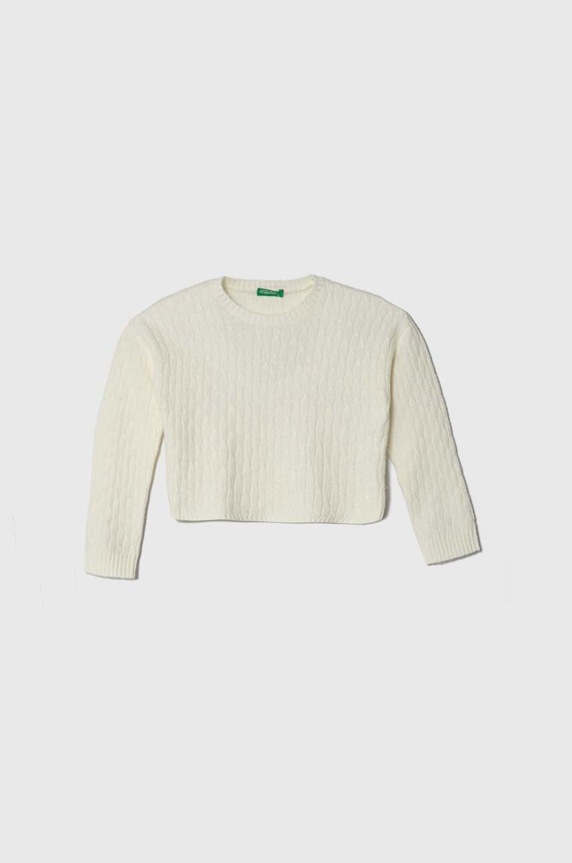 United Colors of Benetton sweter dziecięcy pozostałe biały 1VH9C104S.G.SEASONAL