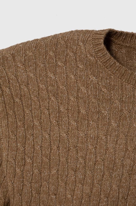 Дівчинка Дитячий светр United Colors of Benetton 1VH9C104S.G.SEASONAL коричневий