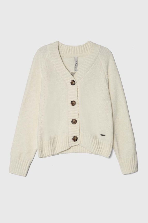 Pepe Jeans kardigan dziecięcy pozostałe beżowy PG701058